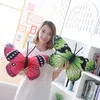 Colorful Butterfly Plush Pillow Stuffed Lifelike Butterfly Throw Pillow Cushion Home Sofa Decoration Cushion 231229