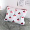 Sac à cosmétiques en toile pour femmes, trousse de toilette de voyage, trousse de maquillage, pochette de rangement, sac à stylos mignon pour filles, trousse à crayons