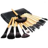 Makeup Brushes 24piece Brush Set With Wooden Handle Complete Of Eye Shadow Loose Powder Blush