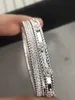 Designer smycken lyxarmband VCF Kaleidoscope 18K Gold Van Clover Armband med mousserande kristaller och diamanter Perfekt gåva för kvinnliga flickor A5MB