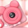 Fotocamera digitale per bambini con schermo IPS da 2,0 pollici per orso cartone animato per giocattolo regalo per bambini