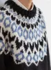 Pulls pour femmes Automne Printemps Design original Femmes Islandaise Mode Vintage Main Tricoté Épais Chaud Laine Pull Jumper