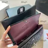 Women Large Capacity Classic Crossbody Designer Bag Card Holder Luxury Chain Silver Hardware Shoulder Bag Coin Purse Style Travel Suitcase Evening Clutch 25CM