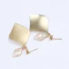 Dangle Earrings 2023 Jewelry Pearl Female Tassel Rhombus Shaoe Fashion Creative 925 Silver Pin