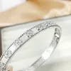 Designer-Schmuck, Luxus-Armband VCF Kaleidoskop, Van Clover-Armband aus 18 Karat Gold mit funkelnden Kristallen und Diamanten, perfektes Geschenk für Frauen und Mädchen, J98N