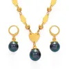 Anniyo Hawaiian Pearl Sets Round Ball Beads Necklace Earrings Marshallese Guam Micronesia Chuuk Pohnpei Jewelry＃238506208N