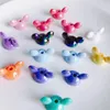 Charms 10Pcs UV Plating Color Mouse Hat Loose Spacer Beads DIY Phone Chain Keychain Accessory Necklace Bracelet Jewelry Handmade Decor