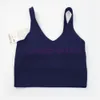 Lu-088 Reggiseno sportivo da donna per yoga Canotta sexy Canottiera attillata da yoga con pettorina senza burrosa Morbida forma atletica Vestibilità personalizzata