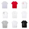 Tshirts Designer Men T-shirt Spela Tshirt broderad kort ärm Ren Pure Cotton Round Neck Pullover Top Sports Casual Summer T-shirt Par Designers T-shirts