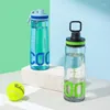 Bouteilles d'eau Bouteille Sport Shaker Gym Air Up Drinkfles Potable Voyage Bouteille Plastique Transparent Vide Plastique