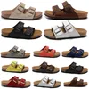 Birkinns Slippers platte sandalen Designer schoenen Riem mode lederen dia favoriete strand gesp sandaal klompen voor vrouwelijke mannen arizonas outdoor schoenglaasjes