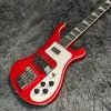 Hot sell good quality 4003 Bass Electric Guitar, Basswood Body, Transparent Red Color, Rosewood Fretboard, 4 Strings Guitarra, Free Shipping- Musical Instruments