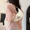 Viviennely Westwoodly Underarm Bag 새로운 인기있는 패션 초승달 핸드백 완두콩 가방 어깨 크로스 바디 백