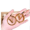 Top Paris Accessori per gioielli Orecchini a cerchio da donna Orecchini a bottone in oro 18 carati di lusso Lady Bel regalo di Natale Con scatola242B