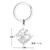 Porte-clés jeu périphérique en acier inoxydable porte-clés verre lune Mond Sumi Inazuma pendentif sac à dos étudiant