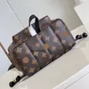 10A Borsa di design di qualità a specchio mini Zaino moda monograr Marrone Modello classico Borsa di design Borsa da scuola regolabile Borsa da donna Borsa casual Portafoglio