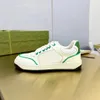 Kör avslappnade män tränare vita kvinnor designer skor snörning rese läder sneaker dam tjock soled kvinna sko plattform gym sneakers storlek 34-42-45 med ruta 88163 s 5