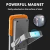 1pc Multifunctional COB Work Light, USB Rechargeable LED Flashlight, Portable Magnet Hook Design, Waterproof Outdoor Lantern, Powerful 3 Modes Torch, Suit For Camping