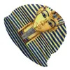 Baretten Farao Koning Tut Goud Lapis Motorkap Femme Gebreide Muts Voor Vrouwen Mannen Herfst Winter Warm Egypte Egyptische Hiërogliefen mutsen Caps