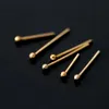 1 5mm mini pequenos brincos para mulheres e homens Real 925 prata esterlina minúsculo bonito redondo cor de ouro piercing orelha fina jóias232S