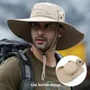 Männer Sonnenschutz Angelhut Sommer atmungsaktives Mesh Klettern Wanderkappen
