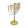 Candle Holders 7 Branch Menorah Centerpiece Candlestick Stand Arms Candelabra For Shabbat Wedding Desktop Dining Table Home Decoration