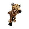 Cute cartoon animals Golf Club Head Covers Wood Head covers Driver Cover Plush doll protective cover 231229