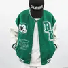 American Letter Embroidered Jackets And Coats Men Y2K Hip Hop Harajuku Baseball Jackets Couple Loose Punk Streetwear 231229