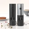 Gravity Electric Salt Pepper Grinder Kitchen Automatic Grinder Battery Operated Adjustable Mill Coarseness LL BJ