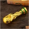 Other Festive Party Supplies Golden Resin European Football Trophy Soccer Trophies Mascot Fan Gift Office Decoration Craft Drop De Dhdhn