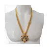 Collana con ciondolo tigre 3D Hip Hop 24k Solido fine giallo bianco cristallo CZ Catena cubana HipHop ghiacciato Bling Collane Uomo Moda Gioielli con fascino Pesante