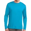 Men's T Shirts Long Sleeve Casual Loose Outdoor Running Sports Couple Tops Base Tees Workwear T-Shirt Men Clothing