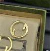 Luxe ontwerper hoepel oorbellen voor dames gouden oorbellen sieraden Dames G Earring Stud Dangle Earing Des Boucles Oreilles huwelijkscadeau