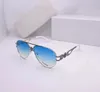 2024 Top Luxus Oval Rahmen Sonnenbrille Polaroid Objektiv Designer Damen Herren Goggle Senior Brillen für Frauen Brillen Pilot Vintage Metall Sonnenbrille 3627