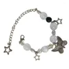 Charm-Armbänder, trendiges Armband mit Schmetterlings-Stern-Anhänger für Frauen und Mädchen