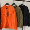 Мужские куртки Дизайнерские куртки Мужские куртки Cp Весна и осень Повседневная спортивная куртка на молнии с длинным рукавом с капюшоном Мужское пальто