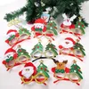 Lunettes de soleil Cadres Lunettes de Noël Adultes Enfants Dessin animé Père Noël Bonhomme de neige Arbre Cadeau Décoration