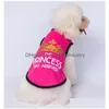 15 couleurs en gros coton vêtements de chien sublimation chiens chemises d'été chemise pour animaux de compagnie gilet imprimé mignon respirant chiot sweat-shirt Pup PE Dhw7E