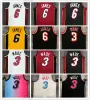 Anpassade herrkvinnor Youth Kids 2022-23 City White Basketball Jerseys Dwyane 3''Wade''Lebron 6''James''red Black