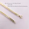 40-60 cm 2,8 mm Real Solid 925 Sterling Zilver Goud Kleur Italië Box Ketting Vrouwen Mannen Sieraden Zware Kolye Collares Hip Hop 231229