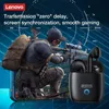 Hörlurar Original Lenovo LP50 Bluetooth -hörlurar TWS Trådlös HD Stereo Earuds med Mic Waterproof Touch Control Long Standby Earphone