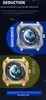 Batterier Earth Watch Men's Student Watch Blue Planet NonMechanical Pointer Personlighet Creative Wormhole New Concept