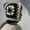 Nicho coreano tejido a mano bolsillo pasamontañas sombrero japonés retro otoño invierno cálido manga cuello francés uno PCS cabeza gorra femenina 231229