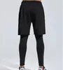 2024 Lu Men's jogger Long Pants Sport Yoga الزي السري