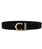 Ceinture de créateur de mode pour hommes Ceinture élégante Casual Homme Lettres d'affaires C Ceinture à boucle lisse Ceintures de luxe Largeur 34 cm Haute Qualité8040832