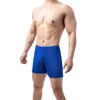 Unterhosen Hohe Taille Boxershorts Herren Atmungsaktive Baumwolle Unterwäsche Einfarbig Sport Knickers Ride Up Hosen Homewear Mankini