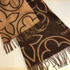 Luxusmarke Schal Monogramm Blumendruck Kaschmir Damen Schals Designer Schals Damen Winter Großer Schal Wärme Vielseitig Wolle Pashmina SDLX