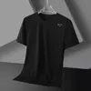 Hommes décontractés de luxe T-shirt nouveau designer à manches courtes 100% coton de haute qualité en gros noir et blanc