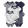 Rompers Fetchmous 5pcs/lot Boys Girls Cartoon Jumpsuit Baby Bodysuits Cute Cotton 0-12 Months Clothing