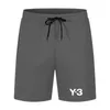 العلامة التجارية للرجال القصيرة Y3 Men Gym Gygging Beach Clothing Fashion Summer Summer Treasable Litness Running Spectpants